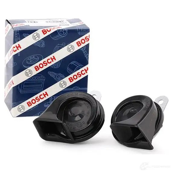 Пневматический, электрический звуковой сигнал BOSCH BH-RS-N 9320335007 365121 EC9 GALVAN. 12V SET; BLACK