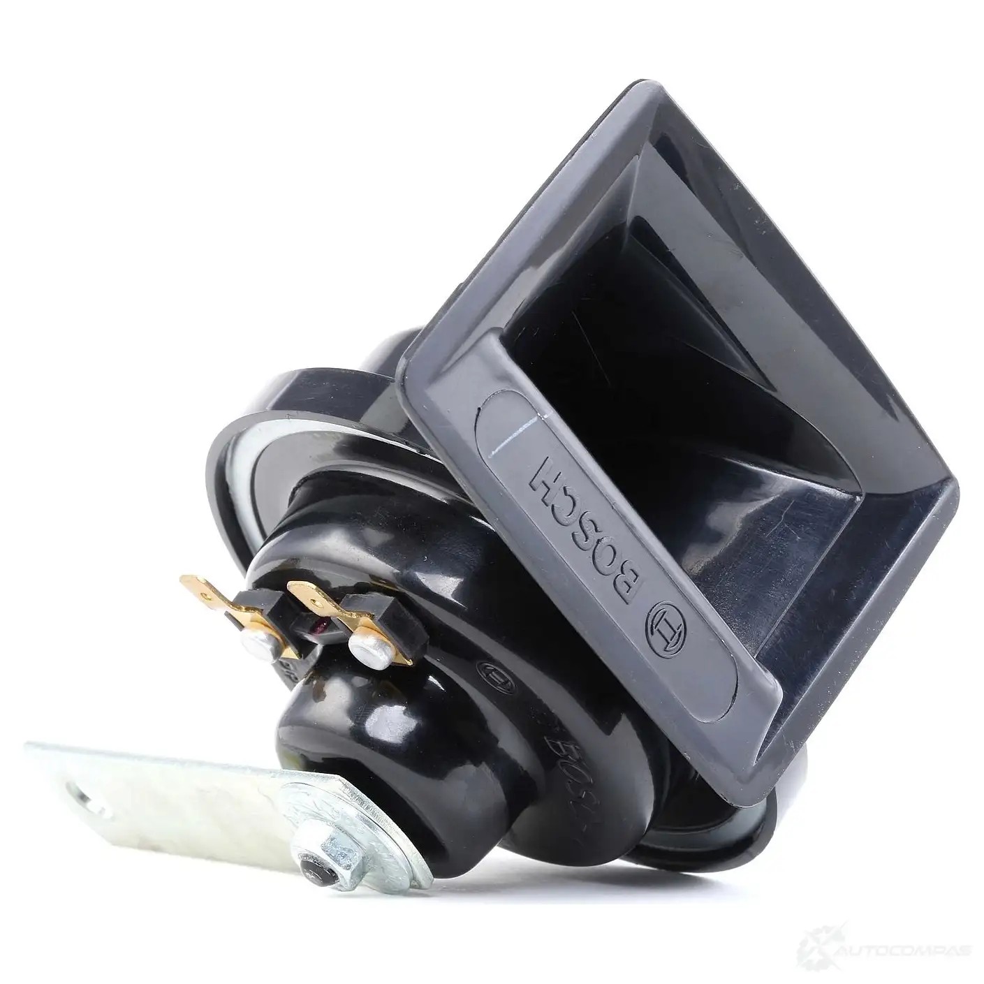 Пневматический, электрический звуковой сигнал BOSCH 2GO6GEO WINDTONE, 12V HIGH, BLACK 344351 0986ah0502