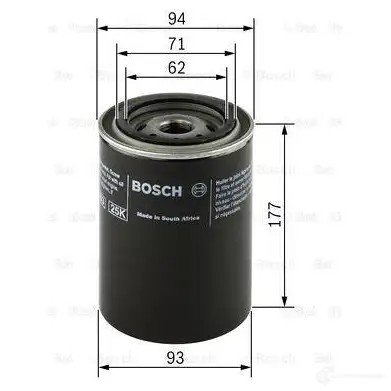 Масляный фильтр BOSCH FJ/WH 2/12/14 329288 P 3001/1 0451203001