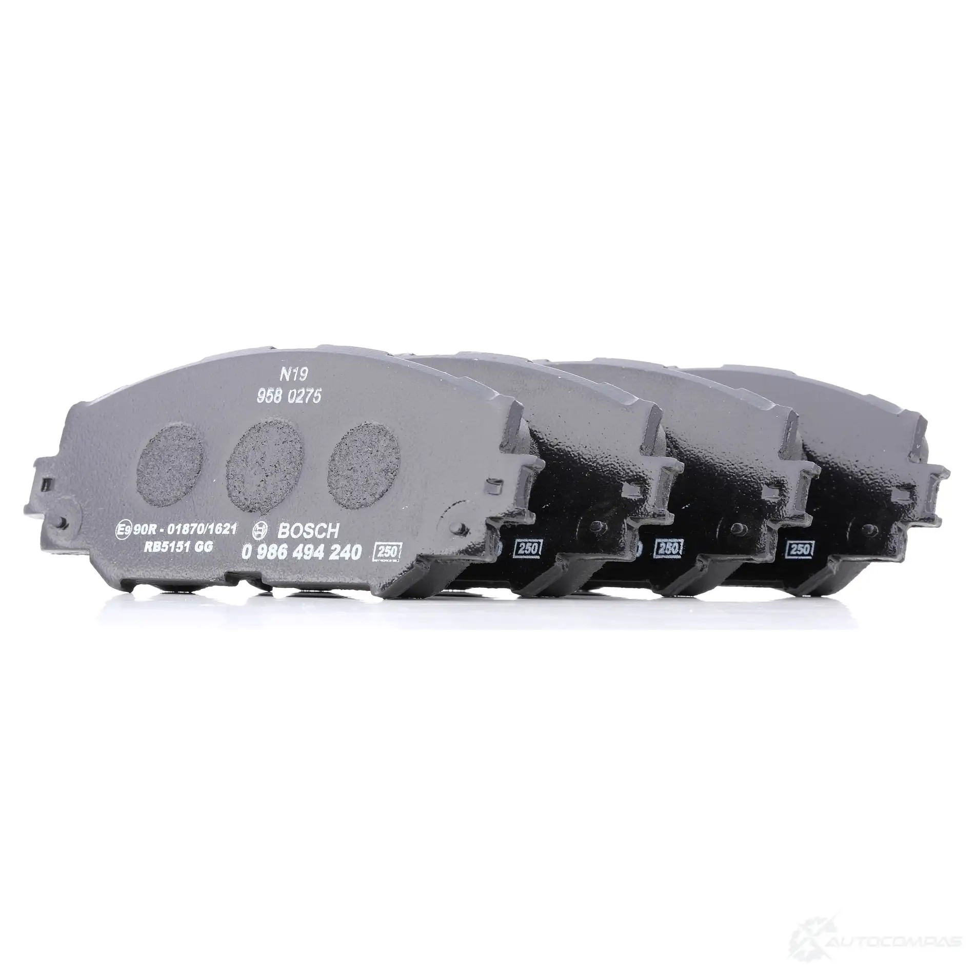 Тормозные колодки, комплект BOSCH 8330D121 342228 24336 0986494240