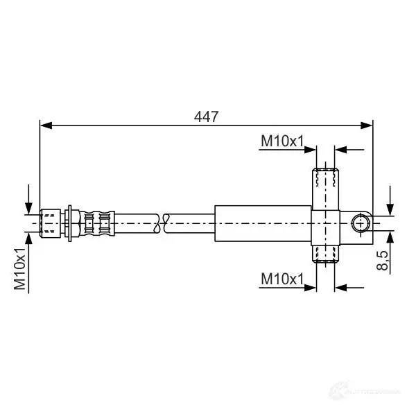 Тормозной шланг BOSCH 353015 KC6IG BH3 07 1987476614