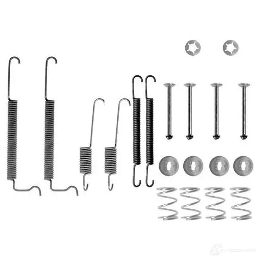 Ремкомплект тормозных накладок BOSCH 352342 GVMIRXM 1987475122 AS08 9