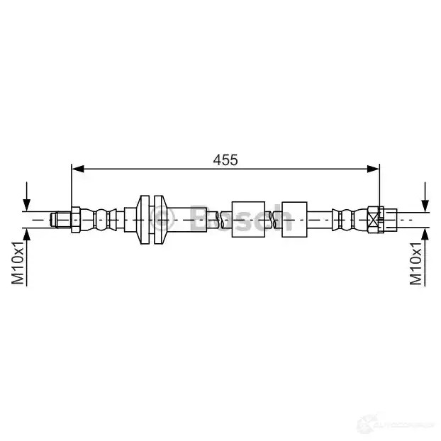 Тормозной шланг BOSCH 354876 1987481783 P5NGFP5 BH1 667