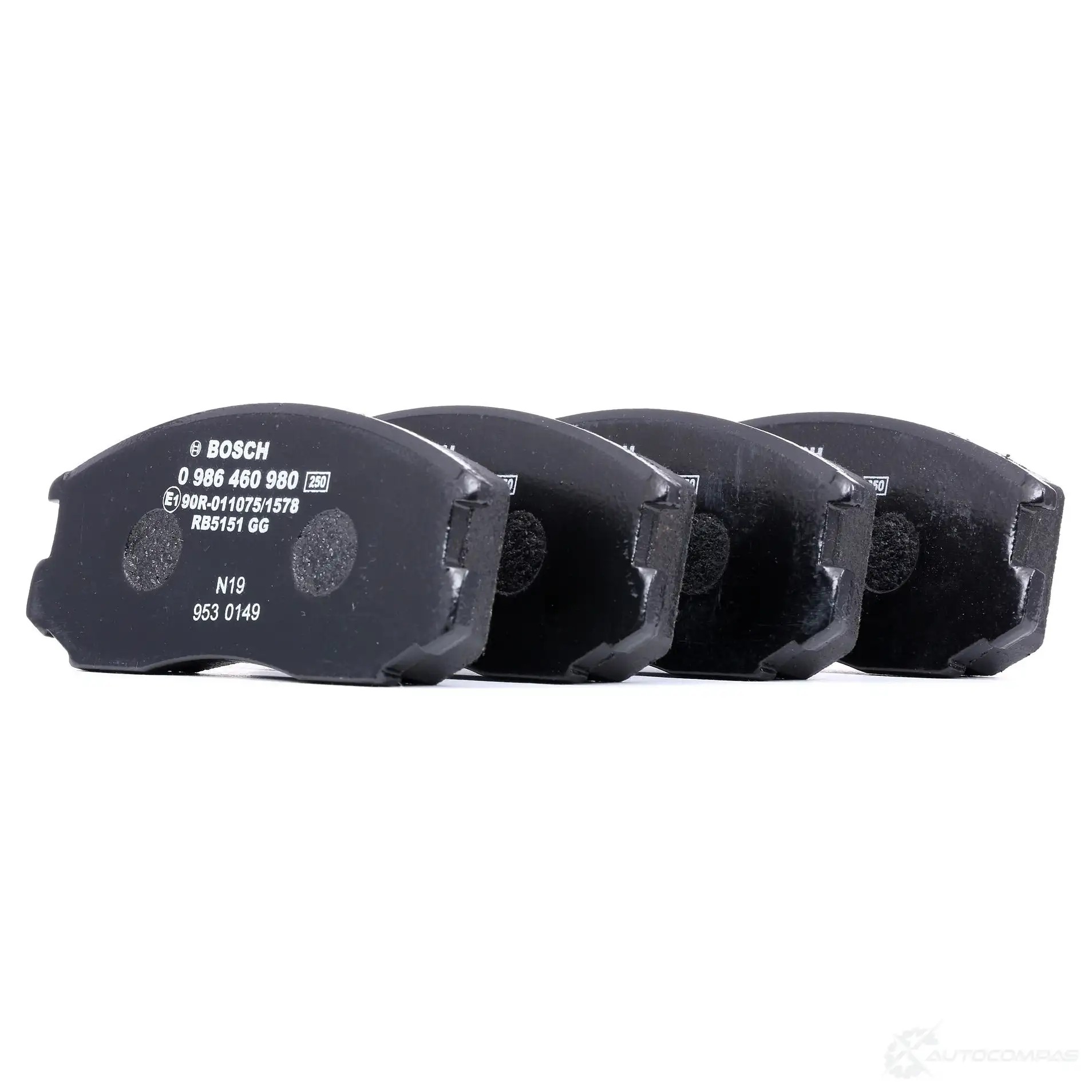 Тормозные колодки, комплект BOSCH 21650 BP549 337749 0986460980