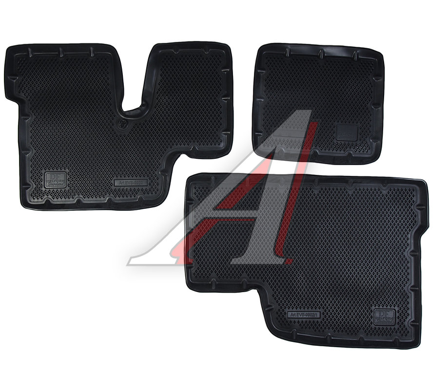 Коврик салона КАМАЗ EVA 3D (3 предм.) DELFORM