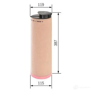 Вторичный воздушный фильтр BOSCH 370093 f026400239 S0239 S 0239