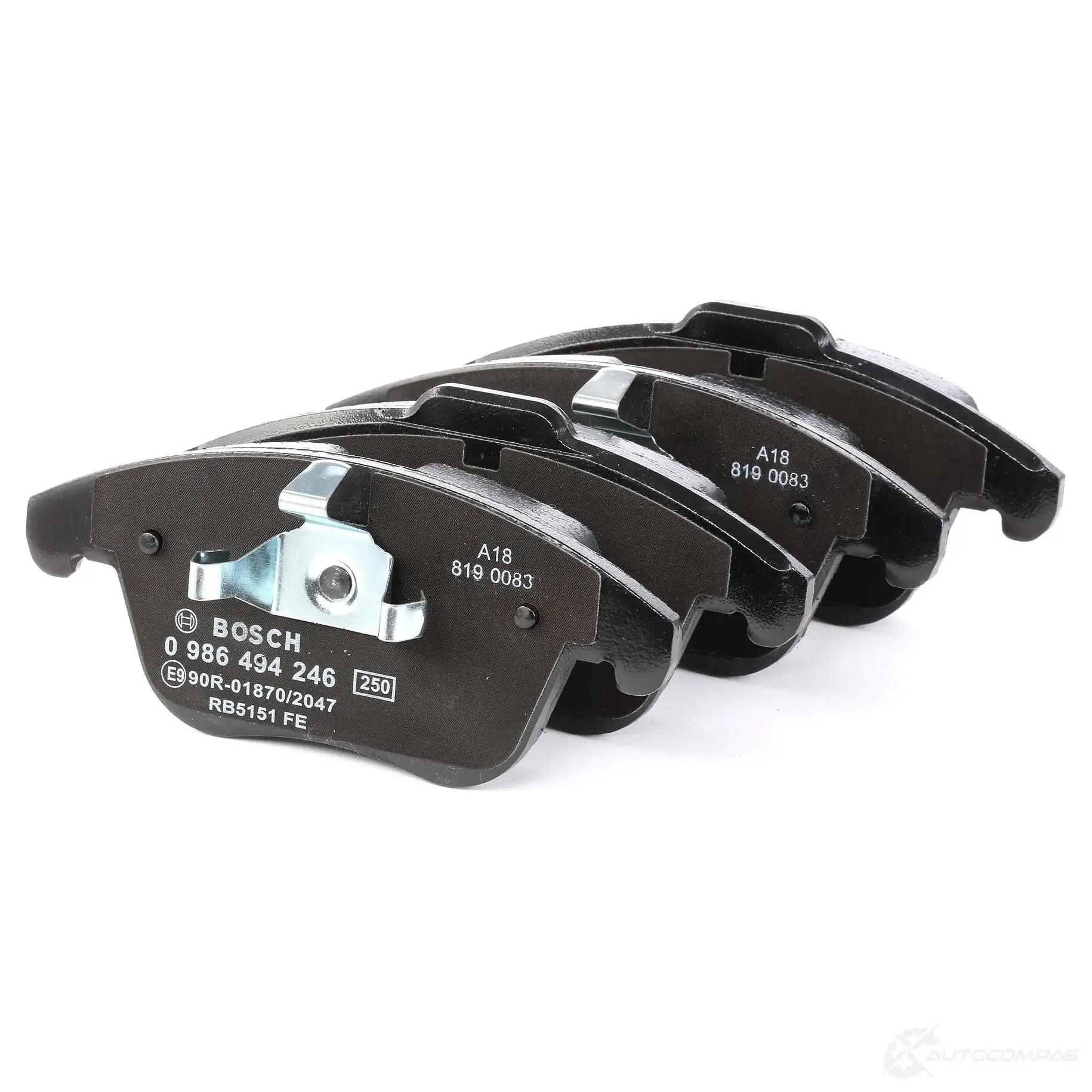 Тормозные колодки, комплект BOSCH BP1118 342234 24123 0986494246