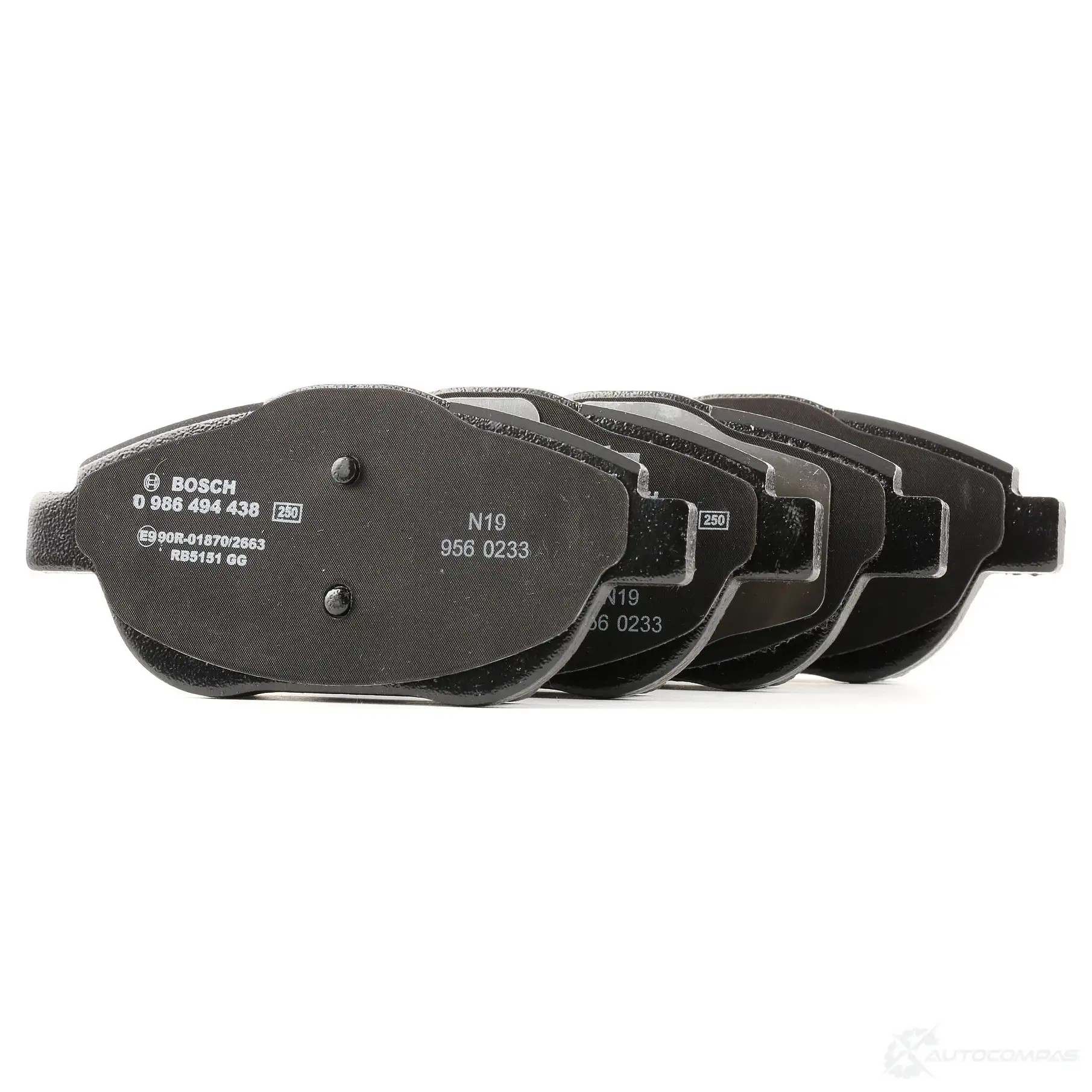 Тормозные колодки, комплект BOSCH BP1360 24883 342419 0986494438