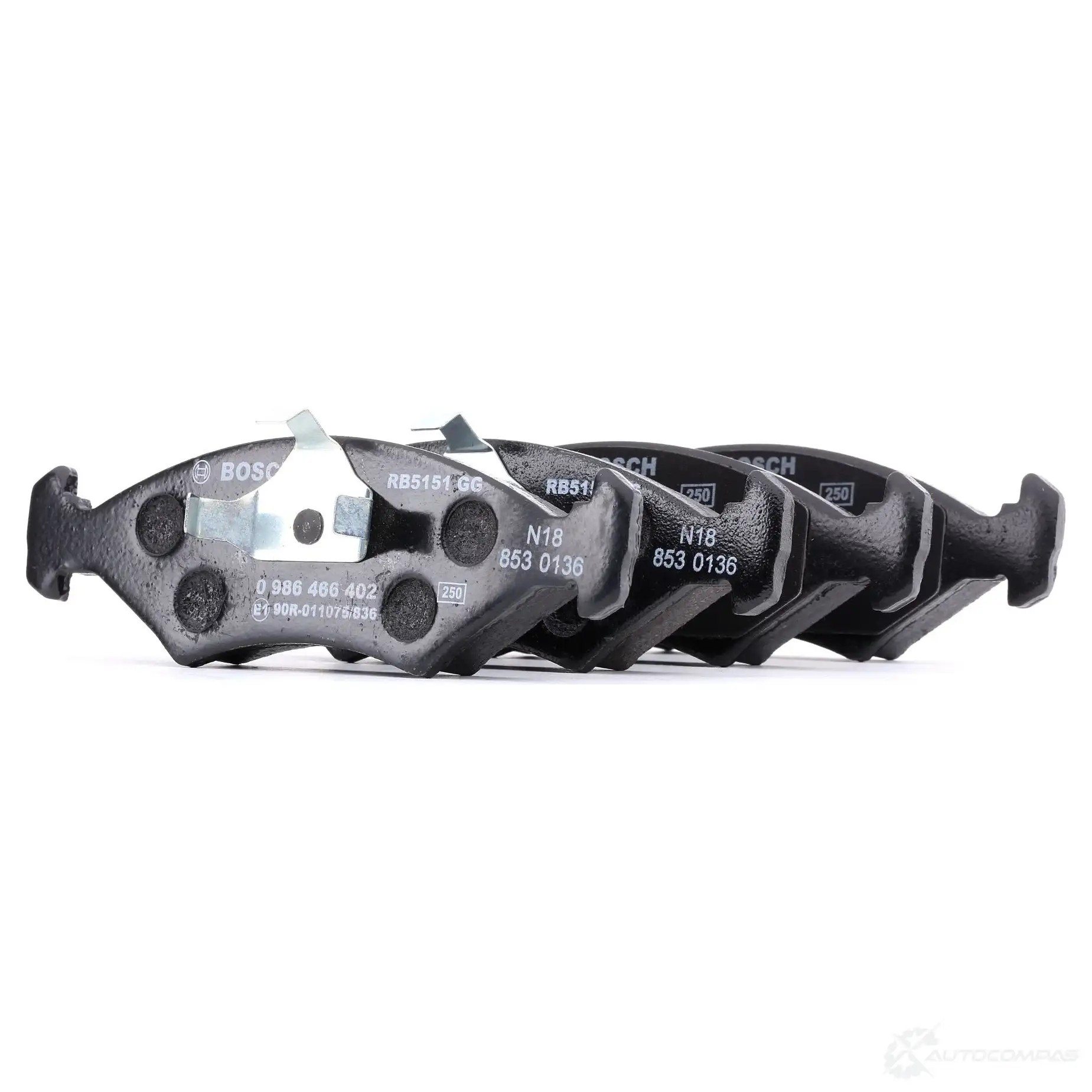 Тормозные колодки, комплект BOSCH 0986466402 BP684 337917 20 640