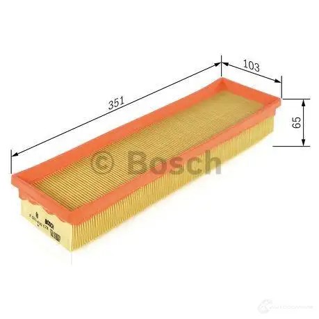 Воздушный фильтр BOSCH XZ13X1 f026400174 S017 4 370030
