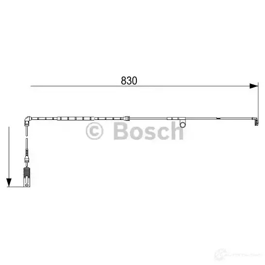 Датчик износа тормозных колодок BOSCH 8UJ79Q1 1987473579 AP1 046 351576
