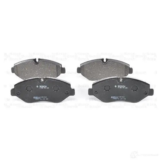 Тормозные колодки, комплект BOSCH 342280 29192 0986494293 BP1231