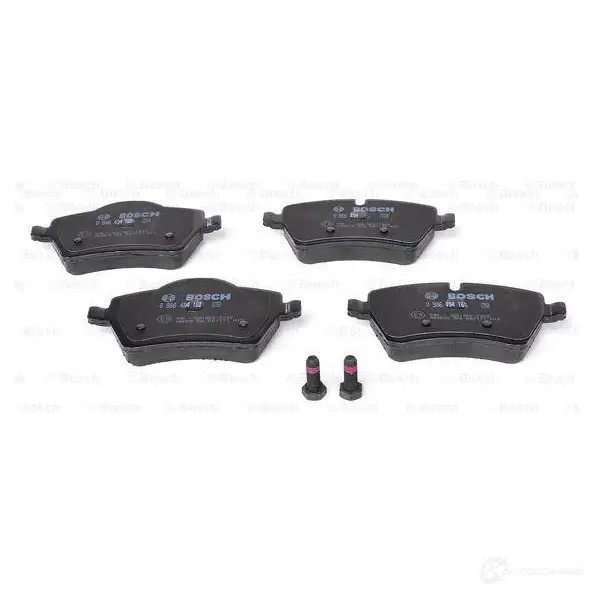 Тормозные колодки, комплект BOSCH 8324-D1204; 8423-D1308 0986494168 23984 342165