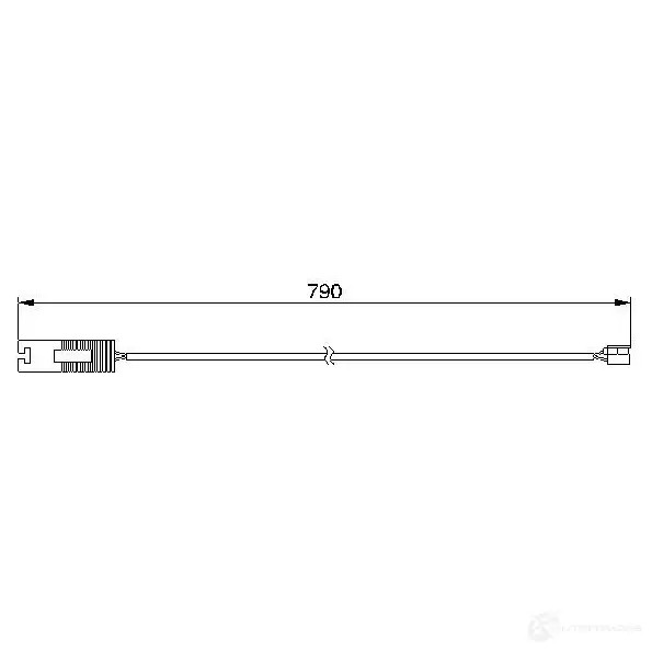 Датчик износа тормозных колодок BOSCH A P184 352206 1987474926 PS-BMW-2