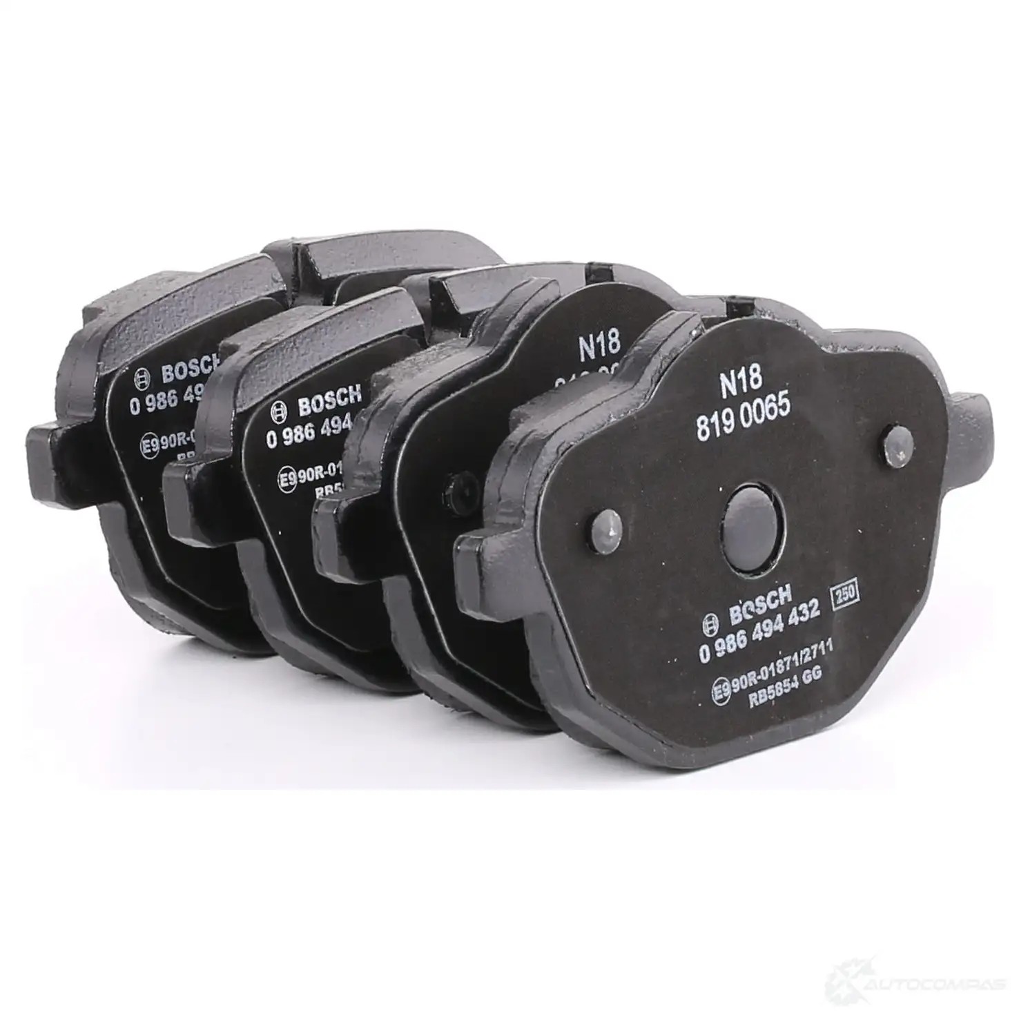 Тормозные колодки, комплект BOSCH 342413 0986494432 24561 BP1354