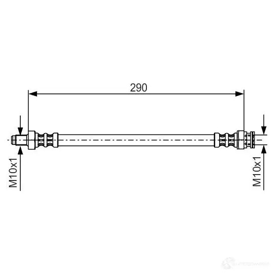 Тормозной шланг BOSCH 1987476688 7G07A3 BH3 81 353082