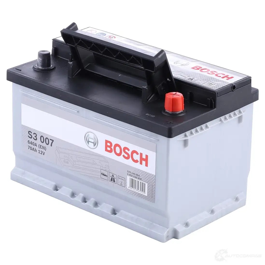 Аккумулятор 70 ач обратная 640 а 12 в Кальциевый [CA/CA] silver 278x175x175 BOSCH 570 144 064 304077 0092S30070 12V 70Ah 640A
