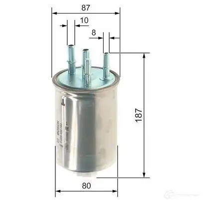 Топливный фильтр BOSCH f026402740 YO8PQ N 2740 1193529765
