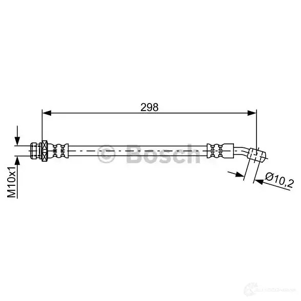 Тормозной шланг BOSCH CJ5FXG 354974 1987481881 BH 1765