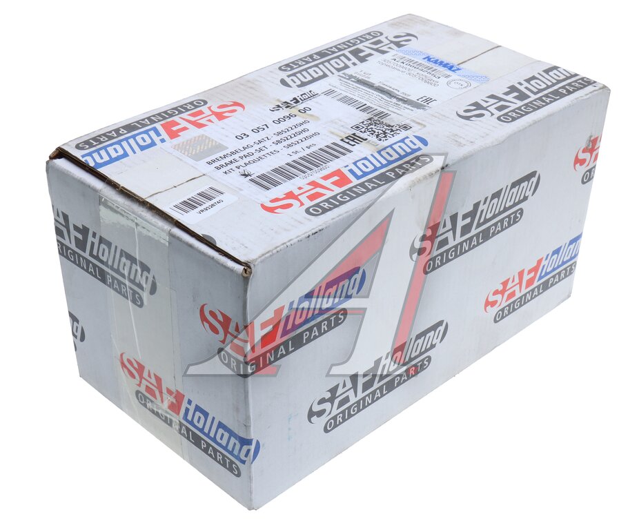 Колодки тормозные КАМАЗ ЕВРО-5 B9-22S (комплект 4шт.) SAF (ОАО КАМАЗ)