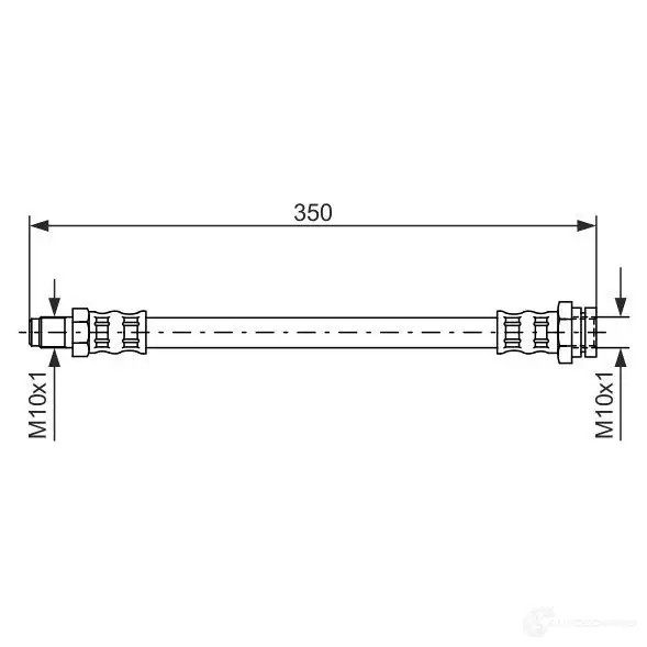 Тормозной шланг BOSCH KVDAE BH1 85 1987476491 352922
