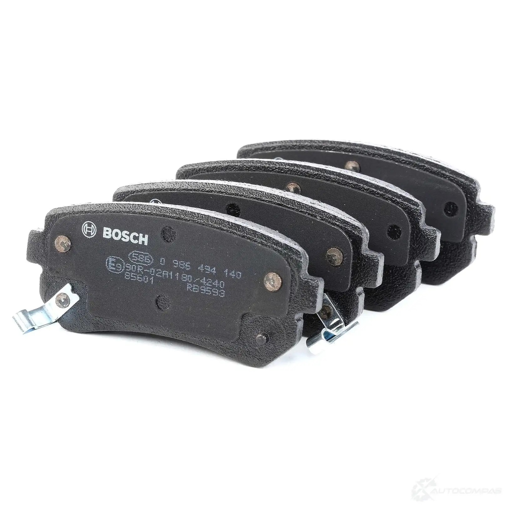 Тормозные колодки, комплект BOSCH 24321 8267-D1157 0986494140 342138