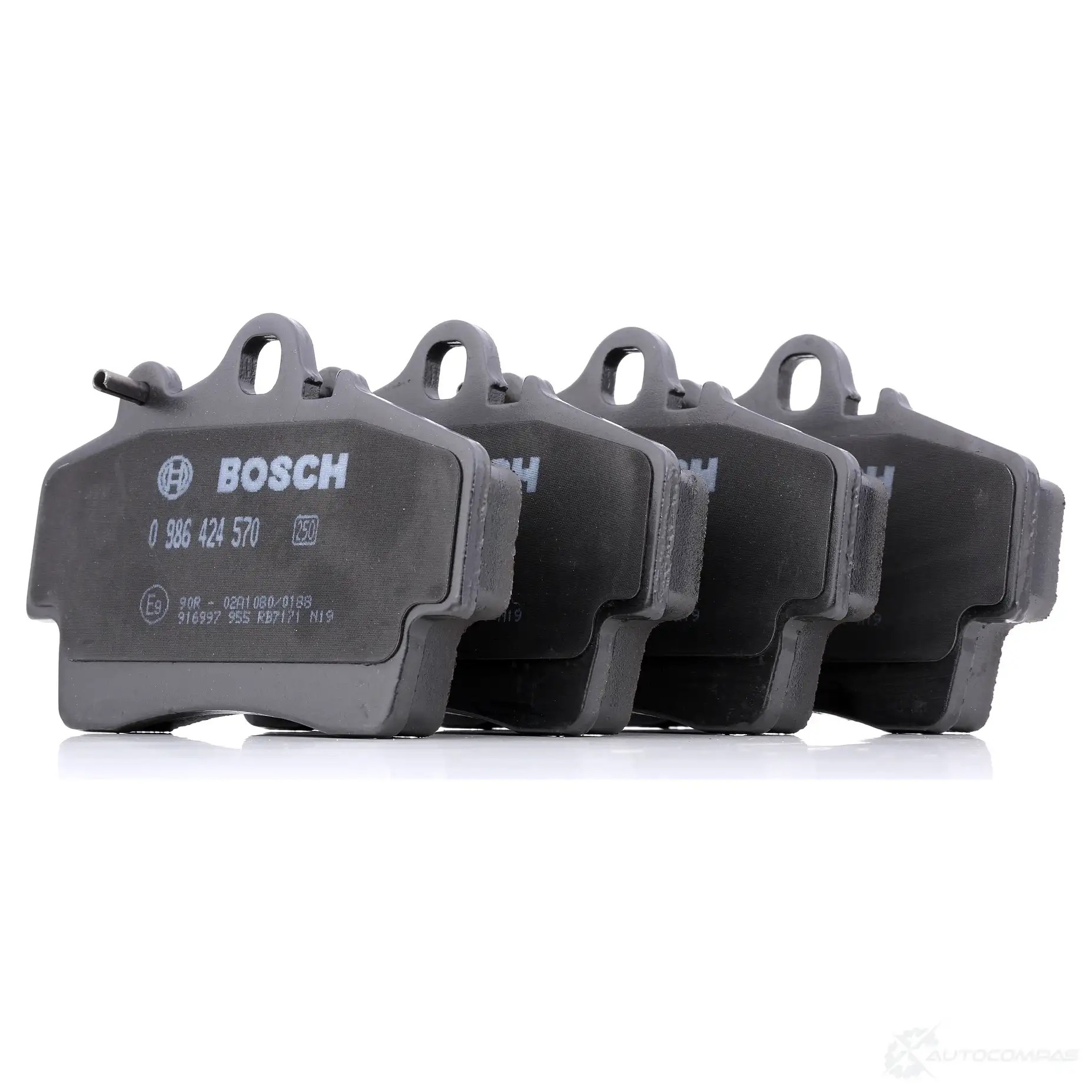 Тормозные колодки, комплект BOSCH 21 937 7606D737 336293 0986424570
