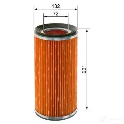 Воздушный фильтр BOSCH 1457433677 349324 F448U3 S 3677