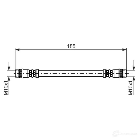 Тормозной шланг BOSCH 1987476711 BH4 04 353103 YLQ4RL