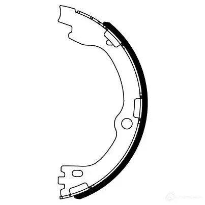 Тормозные колодки ручника, комплект BOSCH I1M4M 1425135709 0986487964 BS 7964