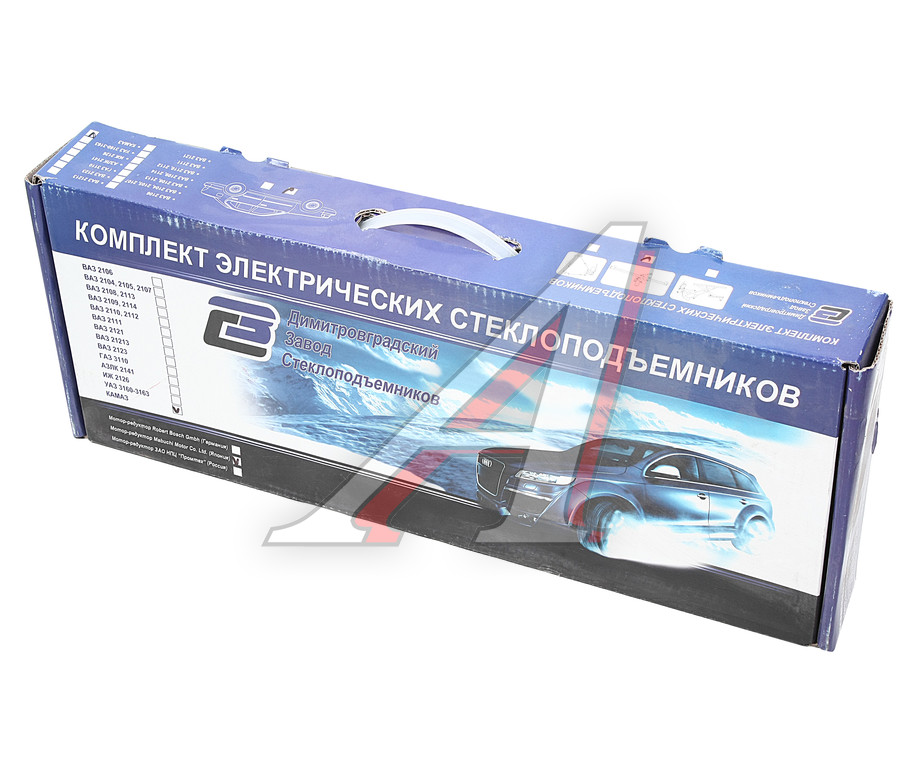 Стеклоподъемник КАМАЗ автомат (рейка) комплект ДЗС