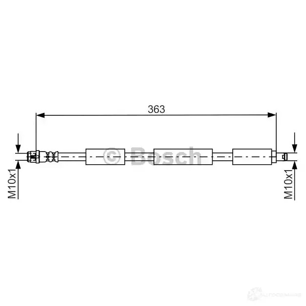 Тормозной шланг BOSCH 354842 1987481749 B H1633 C7YY6W