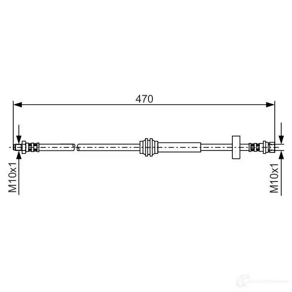 Тормозной шланг BOSCH B H529 353217 1987476885 YMINQ