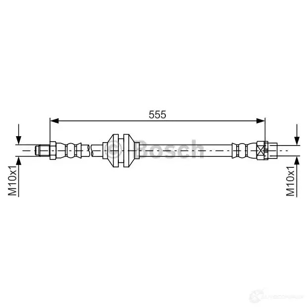 Тормозной шланг BOSCH WSLRXZY 1987481786 BH16 70 354879