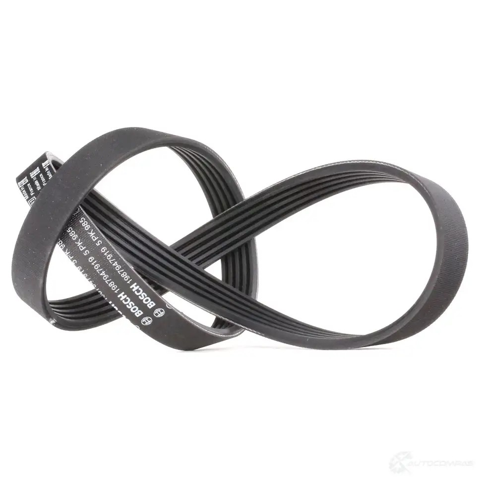 Приводной ремень, поликлиновой BOSCH 5 PK 985 1987947919 356894 0MQUS8E