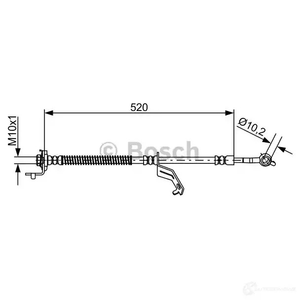 Тормозной шланг BOSCH BNSLH37 1987481862 B H1746 354955