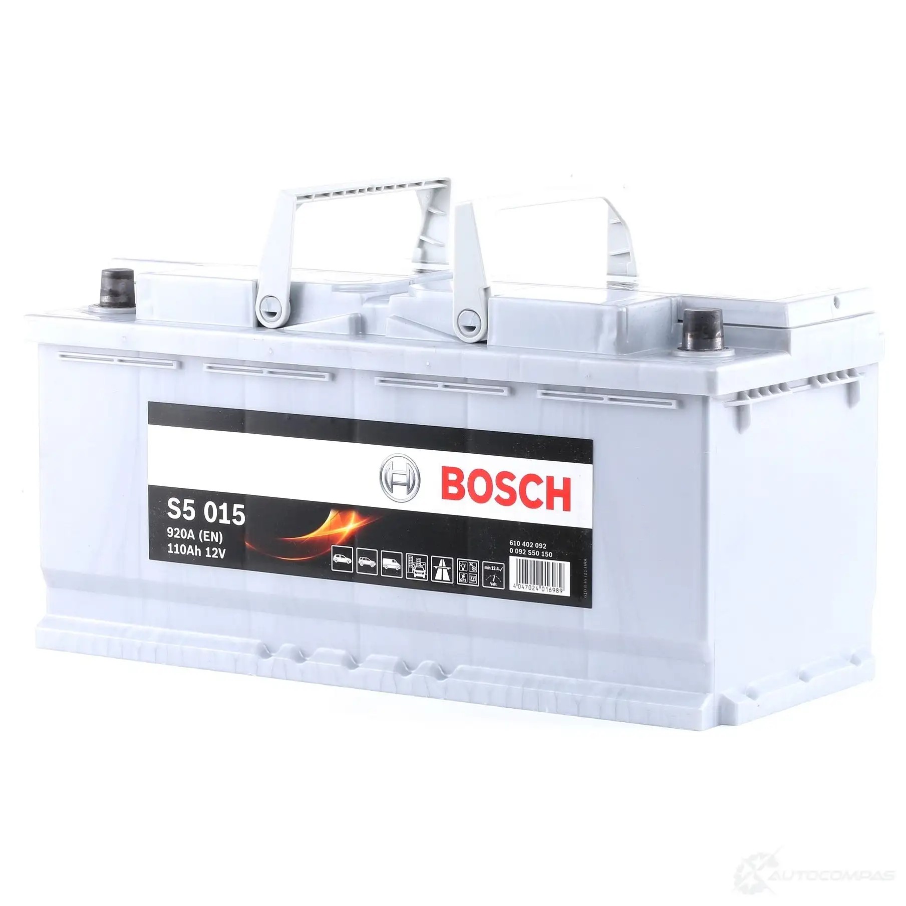 Аккумулятор 110 ач обратная 920 а 12 в Кальциевый [CA/CA] silver plus 393x175x190 BOSCH 12V 110Ah 920A 610 402 092 304305 0092S50150