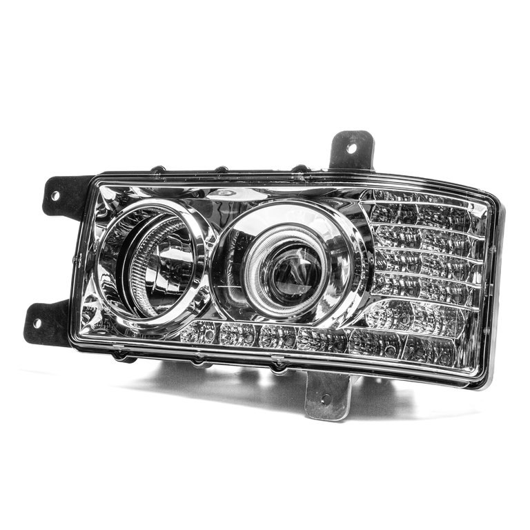 Фара блок КАМАЗ-6520, 6511, 4308 левая (16 светодиодов) LED AVTOELECTRICA