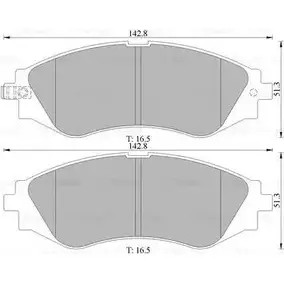 Тормозные колодки, дисковые, комплект Bosch 1193485711 7668-D7 97 0 986 505 683 BP5683