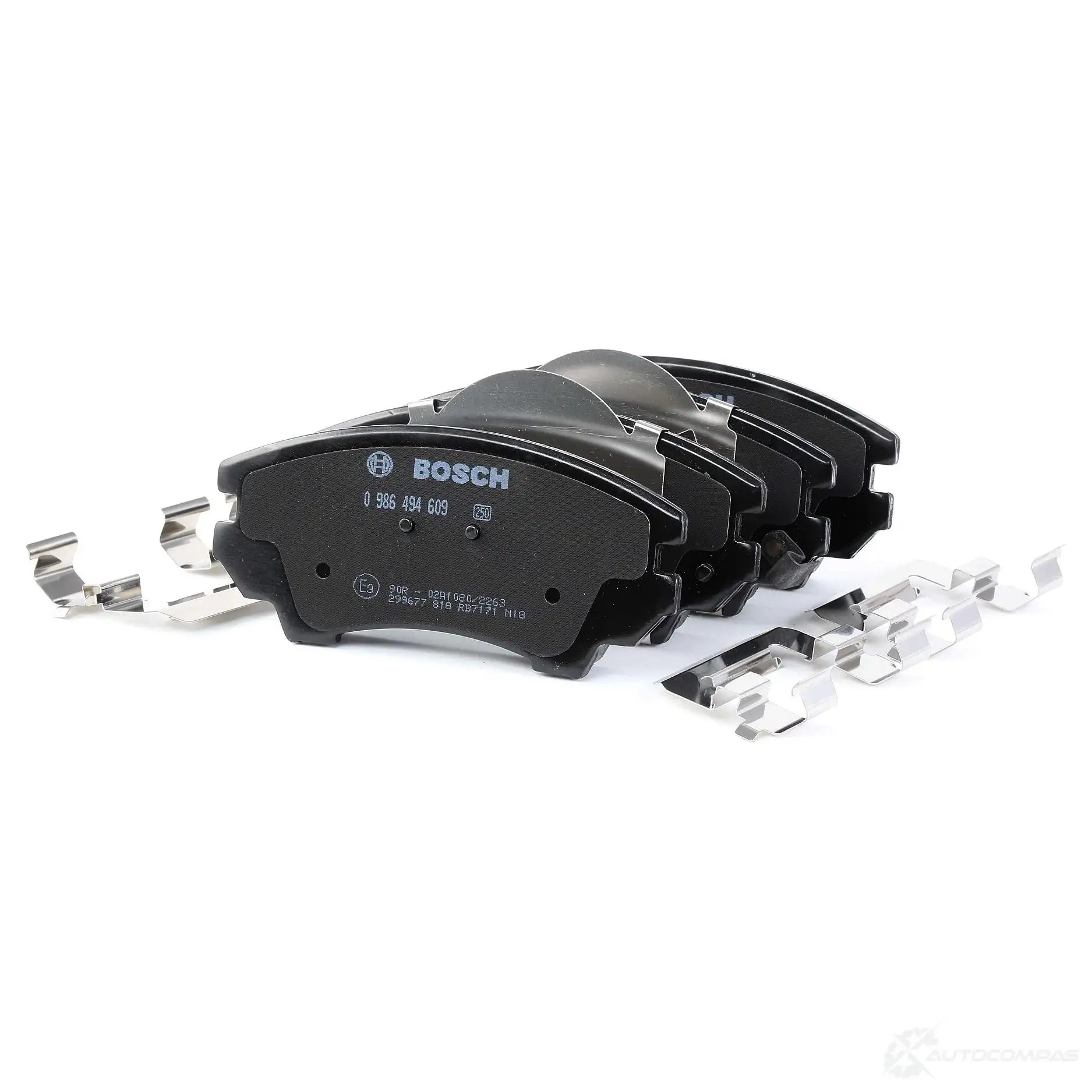 Тормозные колодки, комплект BOSCH BP1187 0986494609 1193483657 24412