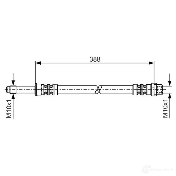 Тормозной шланг BOSCH 1987476300 PNITW BH88 7 352795