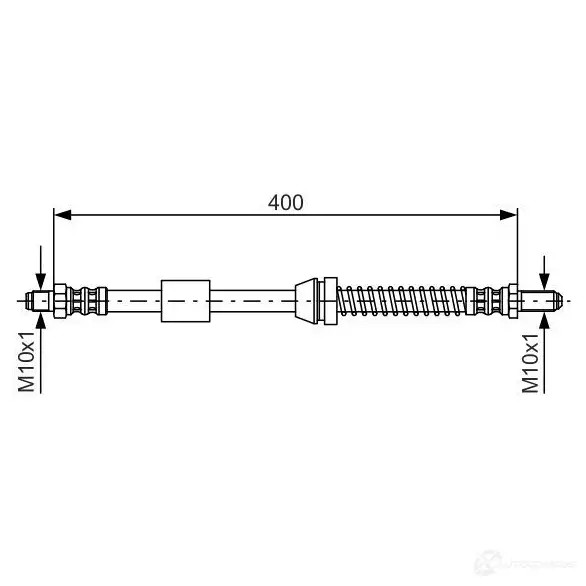 Тормозной шланг BOSCH I1SPHY 1987476441 BH14 5 352889