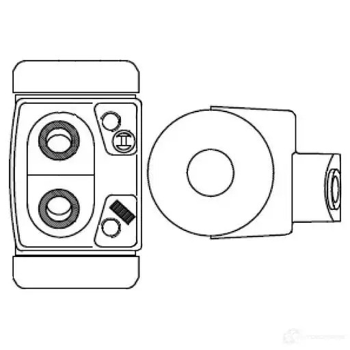 Рабочий тормозной цилиндр BOSCH 369519 WC23 89 f026002389 NYVQ6HS