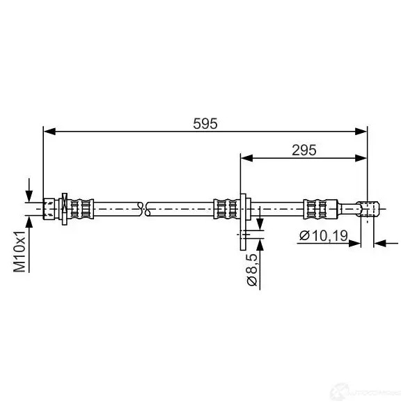 Тормозной шланг BOSCH NY7LU 1987481044 B H936 354164