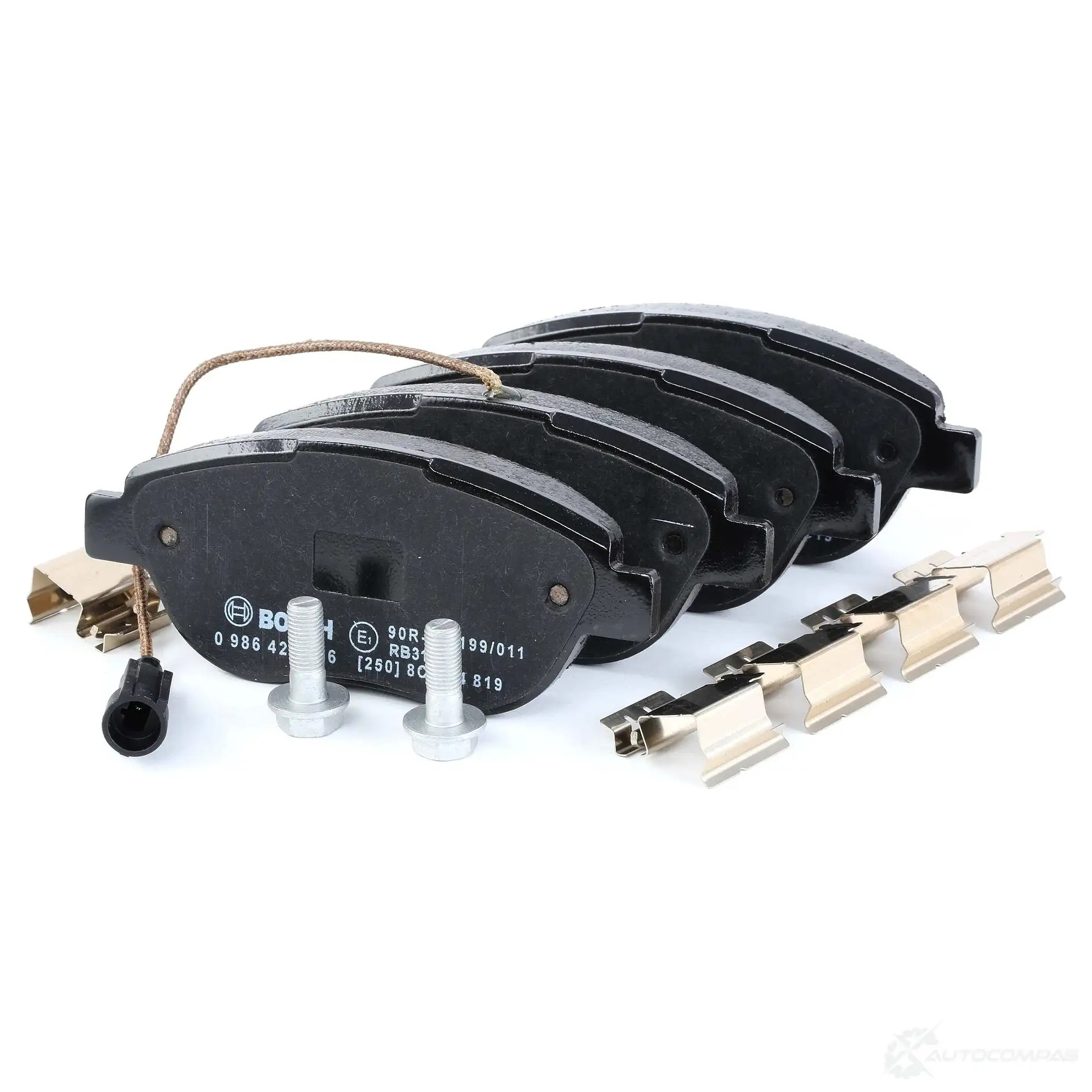 Тормозные колодки, комплект BOSCH 23708 BP338 0986424596 336313