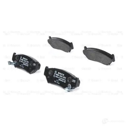 Тормозные колодки, комплект BOSCH 336133 7435D556; 7680D807 0986424251 21907