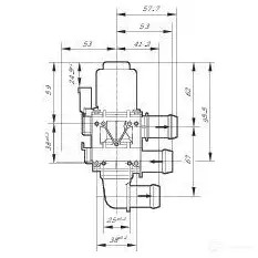 Клапан вентиляции картерных газов BOSCH 1423096078 AY C9OG4 1147412213 4047025021876