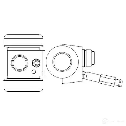 Рабочий тормозной цилиндр BOSCH XUUQ89 369494 WC2 364 f026002364