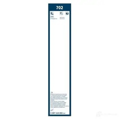 Щетка стеклоочистителя BOSCH 7 02 361105 9QSV9 3397118203