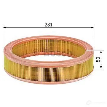 Воздушный фильтр BOSCH 4PXC37U 1457429920 S 9920 348917